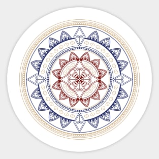 Inspirational MANDALA T-SHIRT MANDALA 21 Sticker